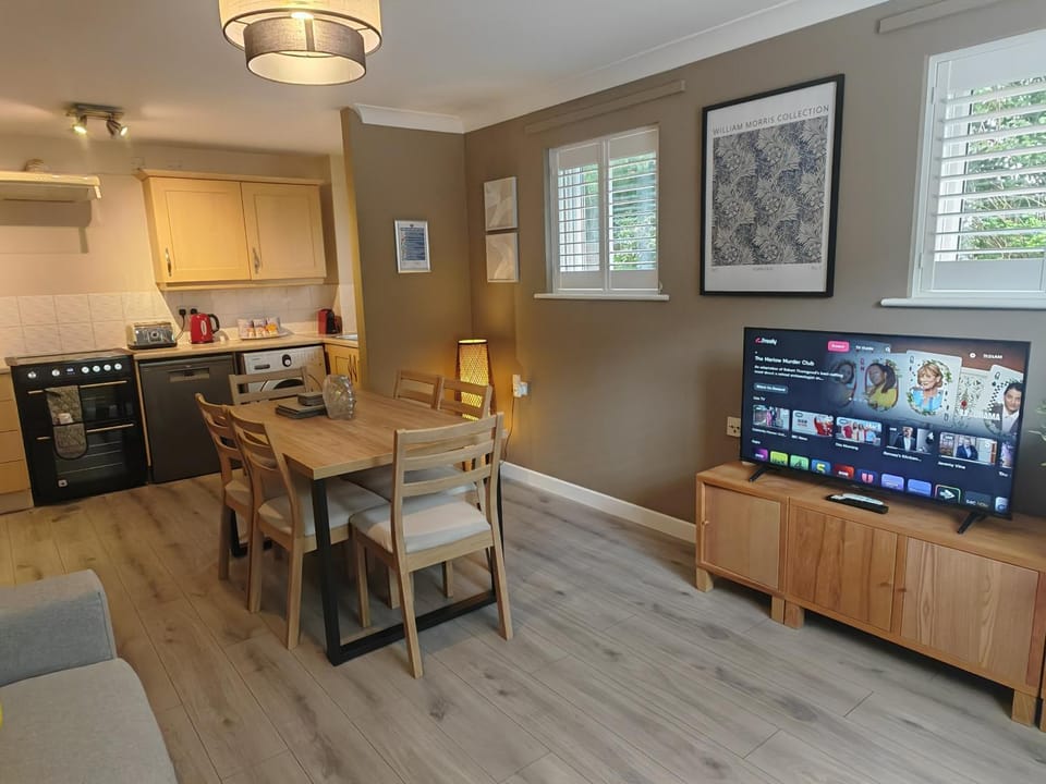 Kitchen or kitchenette, Dining area, oven, stove