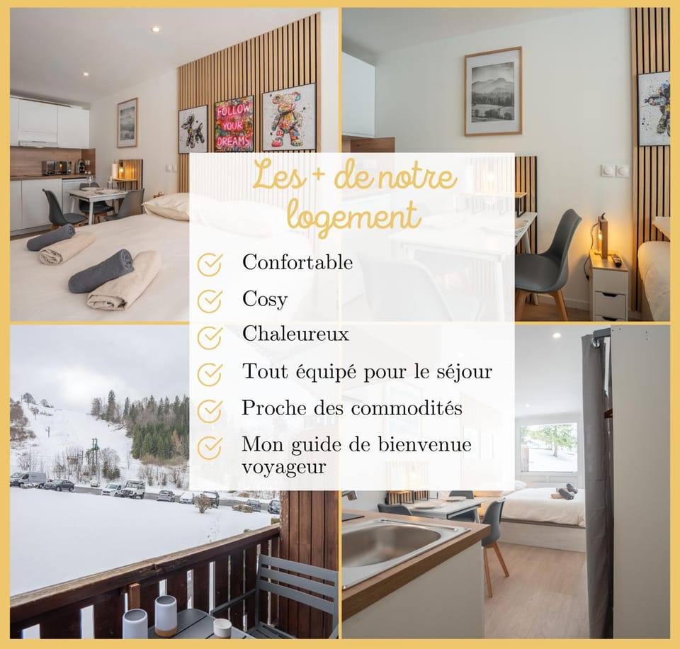 La Fleur des Alpes I Studio I Les Brasses Apartment in Haute-Savoie
