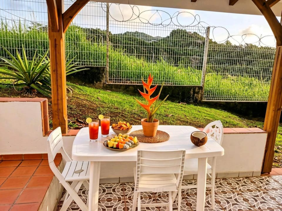 Patio, Day, Natural landscape, Garden, View (from property/room), Balcony/Terrace, Dining area