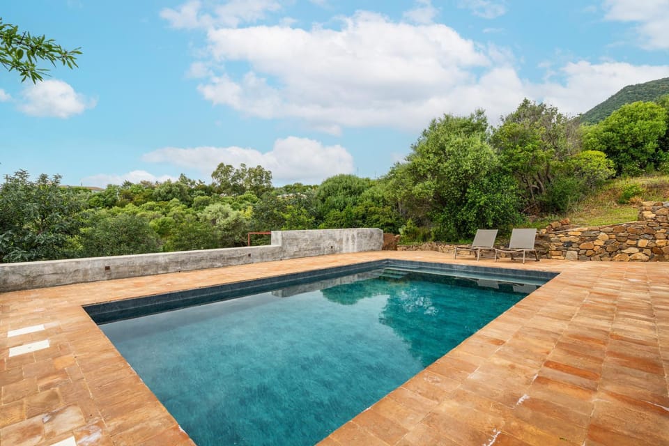 Property building, Living room, Swimming pool
