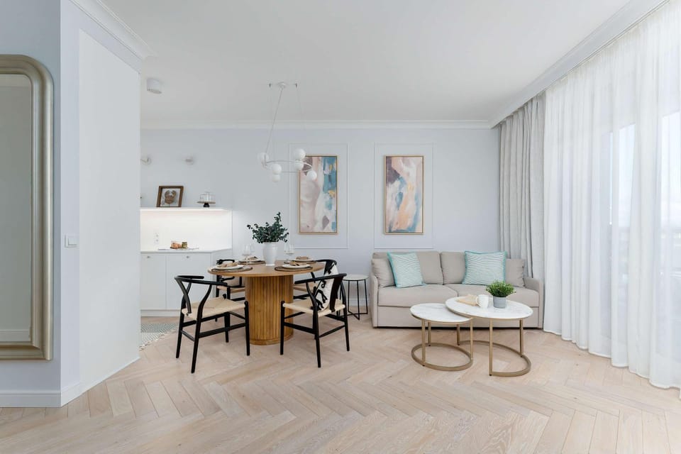 Living room, Seating area, Dining area
