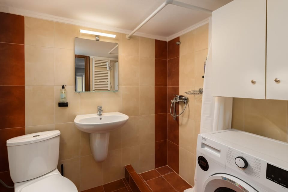 Toilet, Bathroom, washing machine
