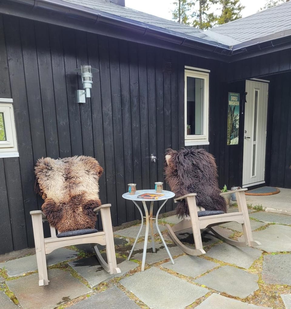 Jacuzzi under stjernene House in Trondelag