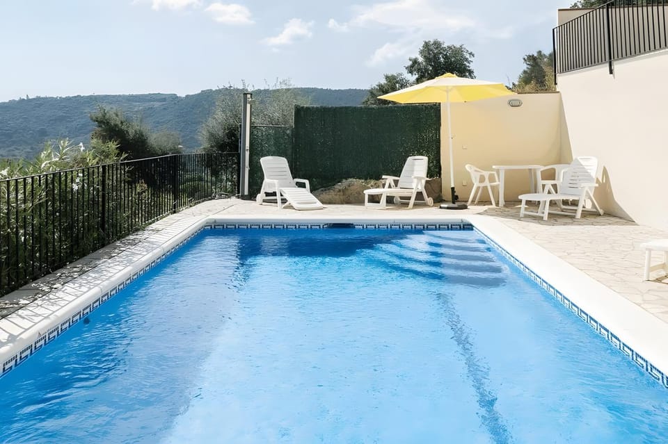 Property building, Living room, Swimming pool