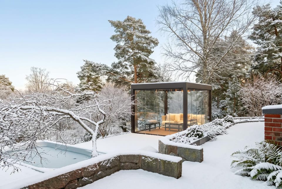 Luxury Designer Villa Pool Spa Gym Lidingo Villa in Stockholm