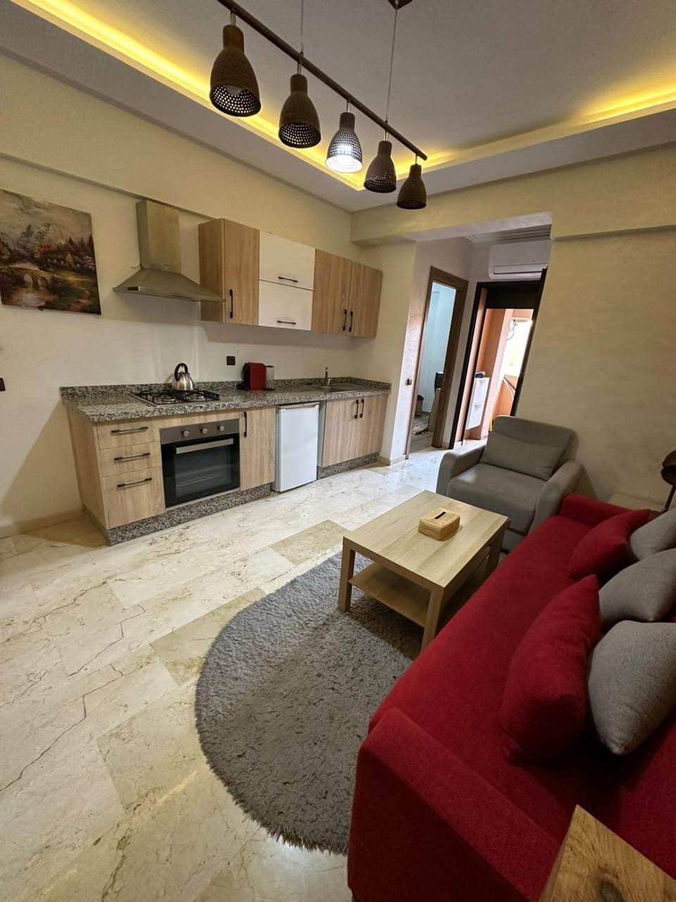 Living room, Seating area, Dining area