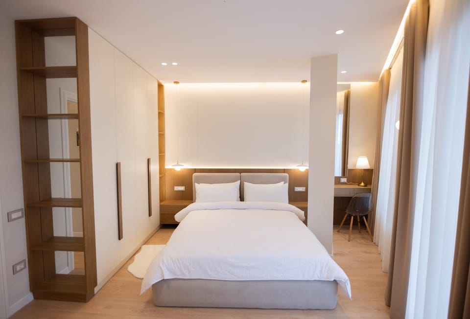 Bed, Photo of the whole room, Bedroom, wardrobe