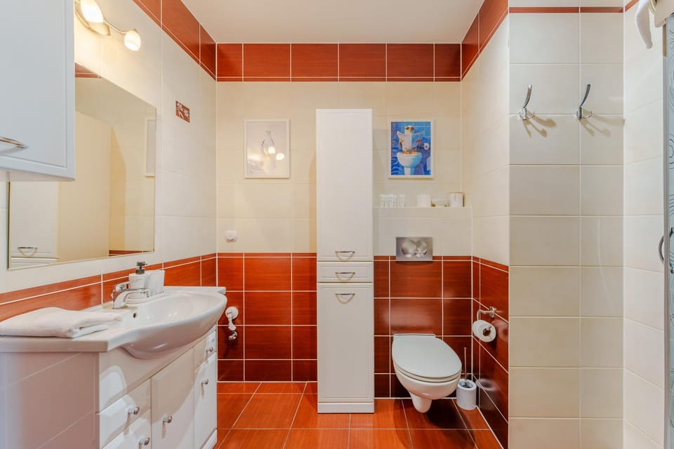 Shower, Toilet, Bathroom, towels