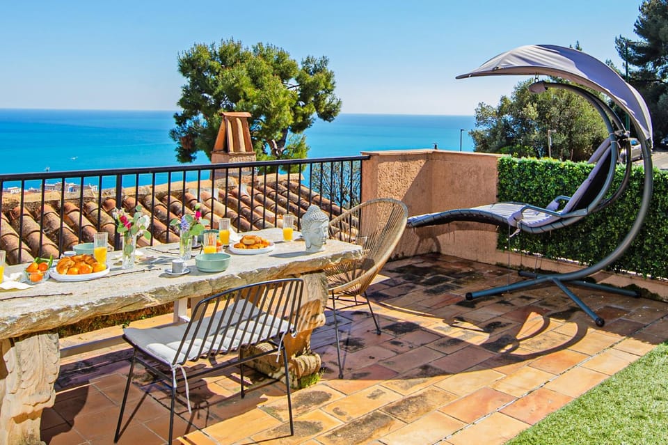 Balcony/Terrace, Dining area, Sea view, sunbed