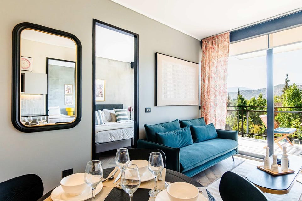 HOM I La Dehesa I Equipado I Vista Cordillera I AC I PLD 23 Apartment in Las Condes
