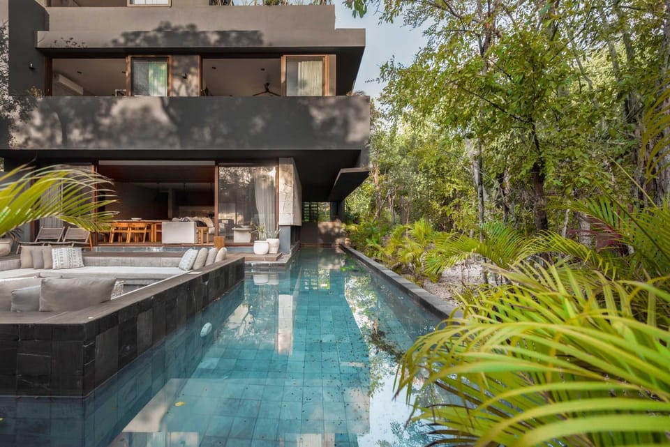 Luxury Jungle Villa with Private Pool & Jacuzzi House in State of Quintana Roo