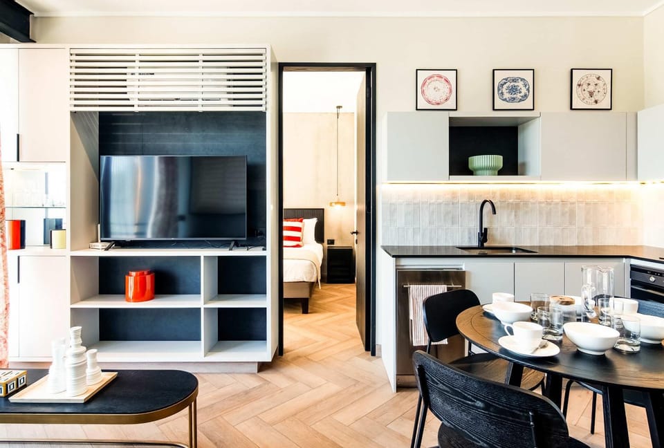 HOM l Acogedor Depto en Pueblo La Dehesa l AA I PLD 31 Apartment in Las Condes