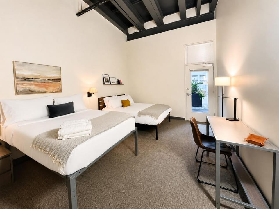 Cream City Industrial Loft Near Fiserv with Parking - Suite 4 - Sleeps 8 Apartment in Milwaukee