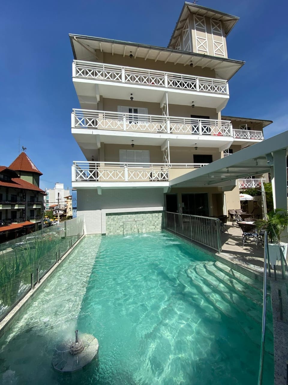 Property building, Pool view, Swimming pool, Swimming pool