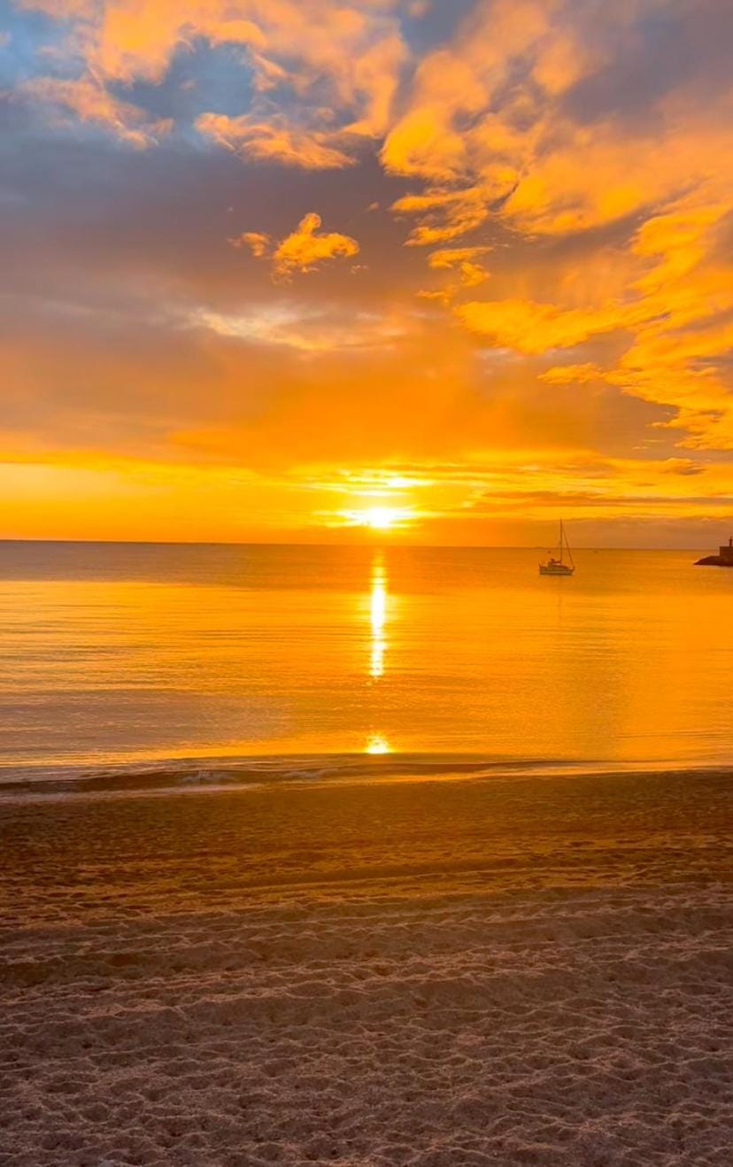 Nearby landmark, Natural landscape, Beach, Sea view, Sunrise
