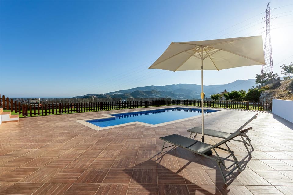 Natural landscape, Pool view, Swimming pool, sunbed
