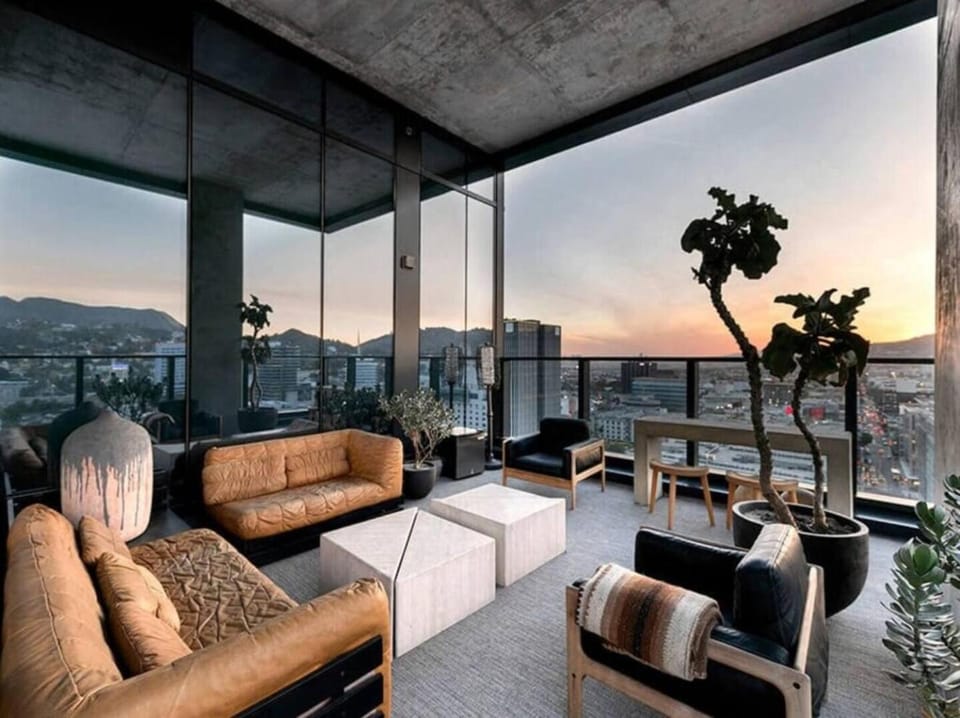 Balcony/Terrace, Seating area, Sunset
