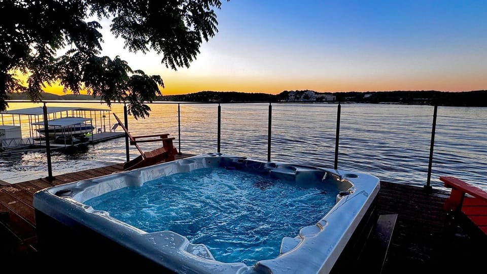 Camp Inspired Lakehome with Dock and HotTub House in Lake of the Ozarks