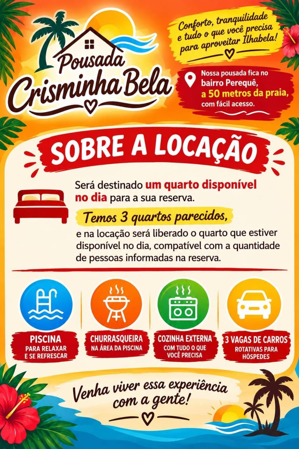 Apartamento em Ilhabela com cozinha compacta e piscina Vacation rental in Ilhabela