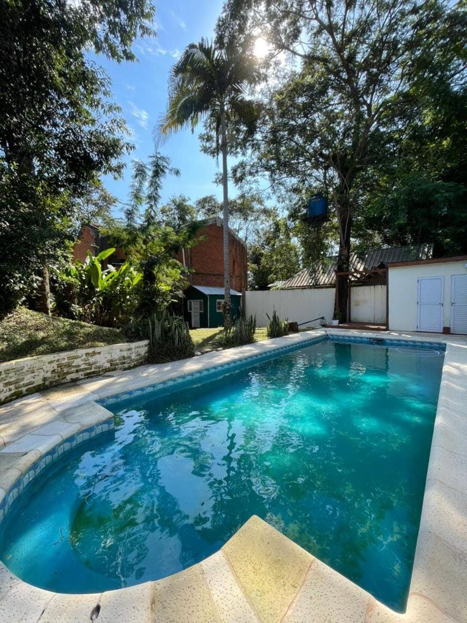Natural landscape, Garden, Pool view, Swimming pool