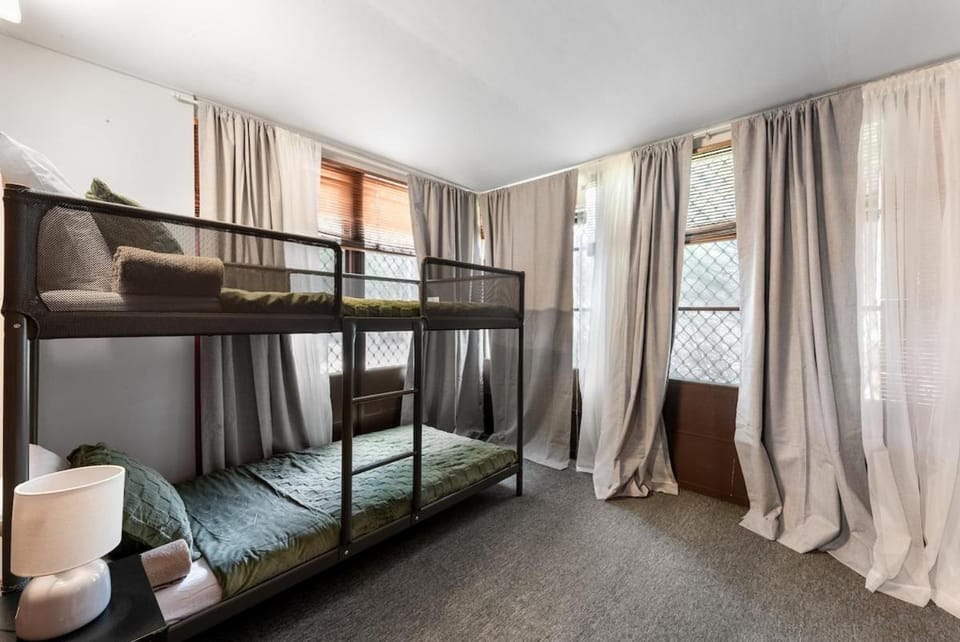 Photo of the whole room, bunk bed