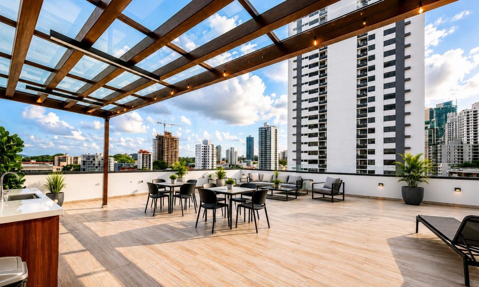 Balcony/Terrace, City view