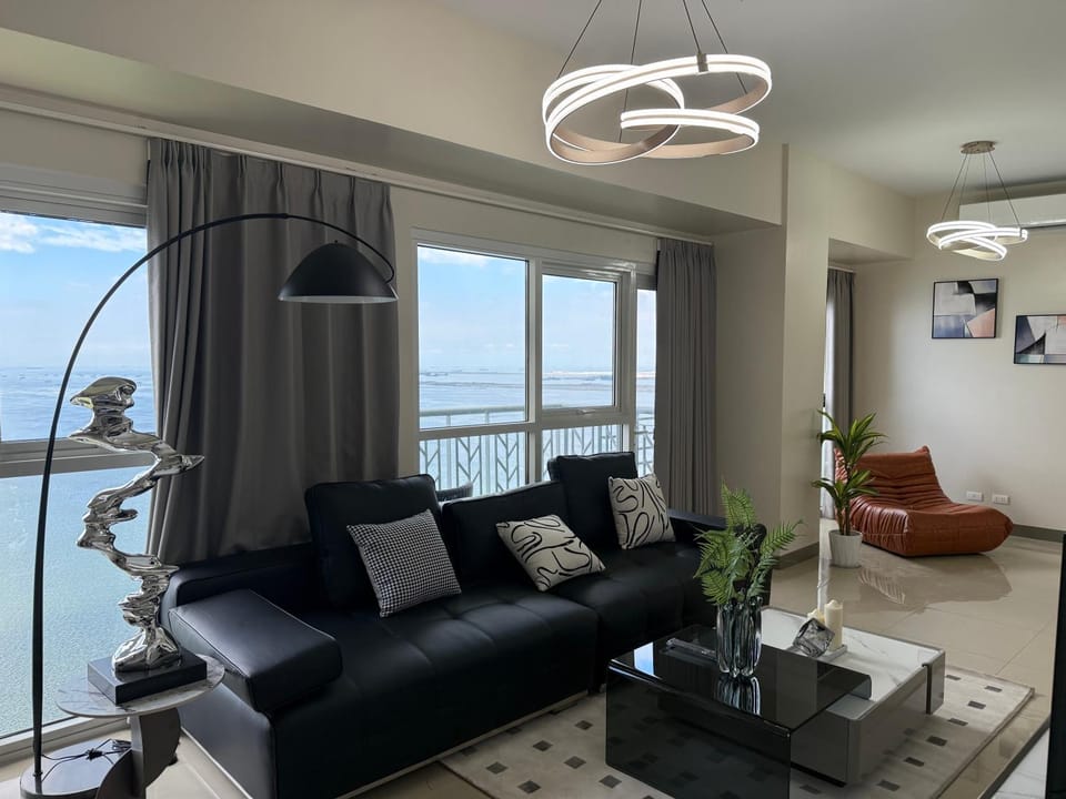 Natural landscape, Seating area, Sea view