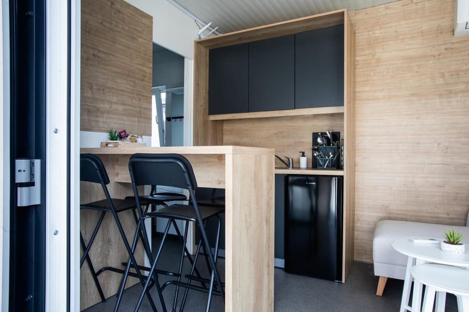 Living room, kitchen
