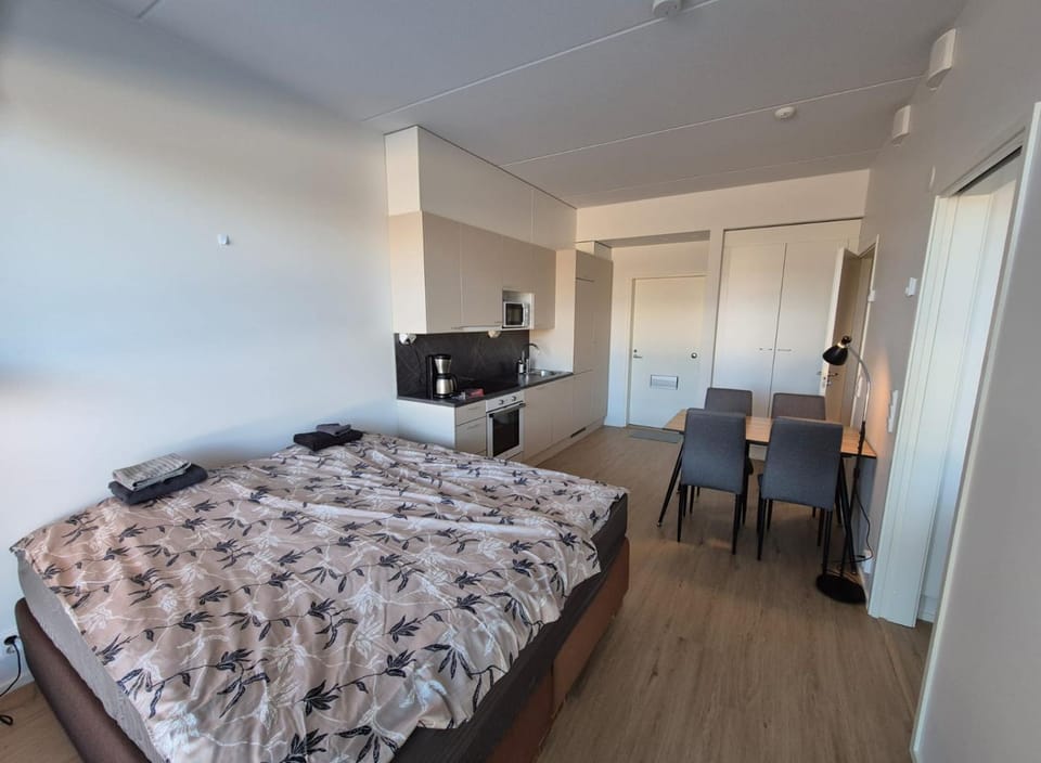 2nd floor, 33m2 1-bedroom app, sauna, close to the shop, airport and train station Apartment in Uusimaa