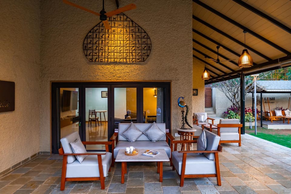 ELIVAAS Signature Lush Villa 6BHK Pet-Friendly Villa with Pool, Jacuzzi, Gazebo & Garden Villa in Maharashtra