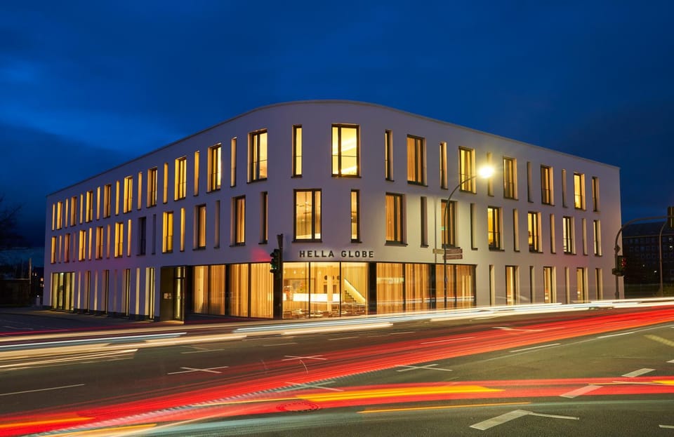 Property building, Night, Street view, Location