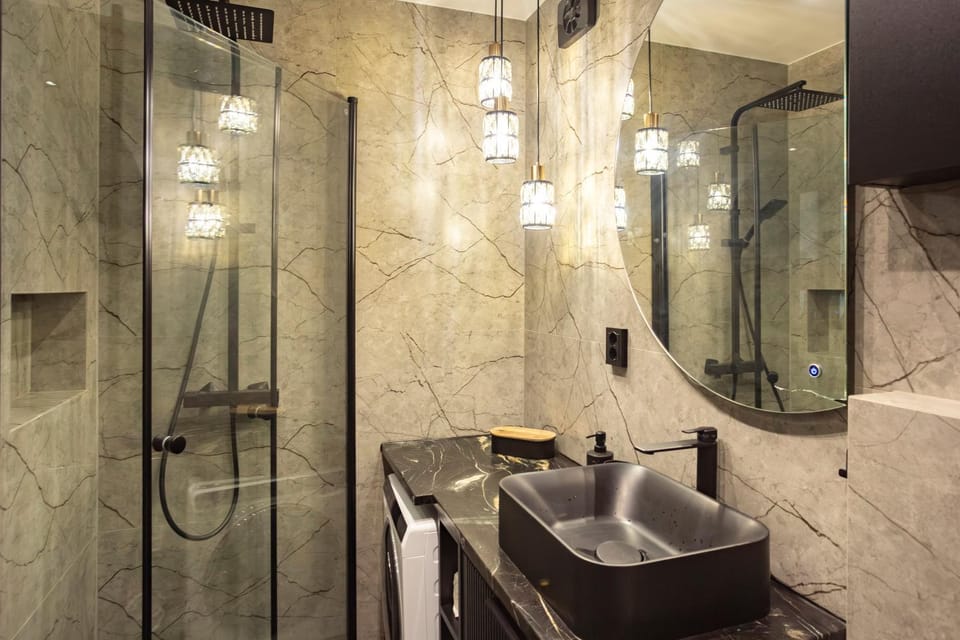 Shower, Bathroom, washing machine