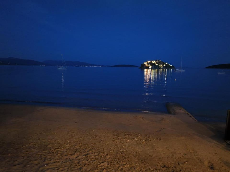 Night, Sea view