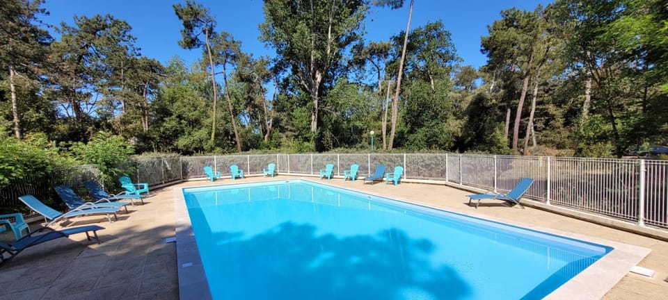 Property building, Living room, Swimming pool
