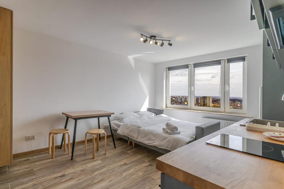 Bed, Living room, Photo of the whole room, Seating area, towels