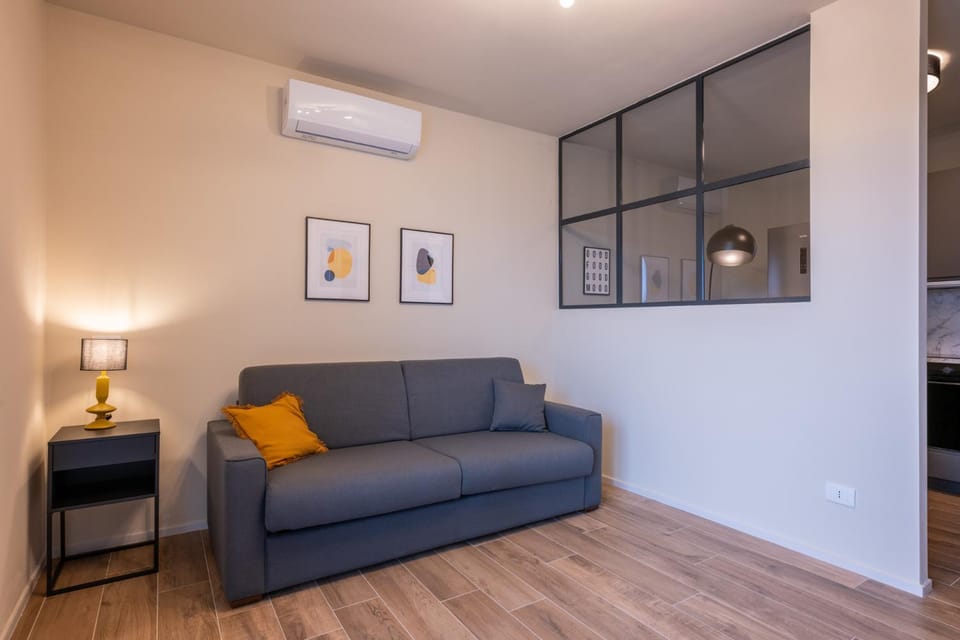 Living room, air conditioner