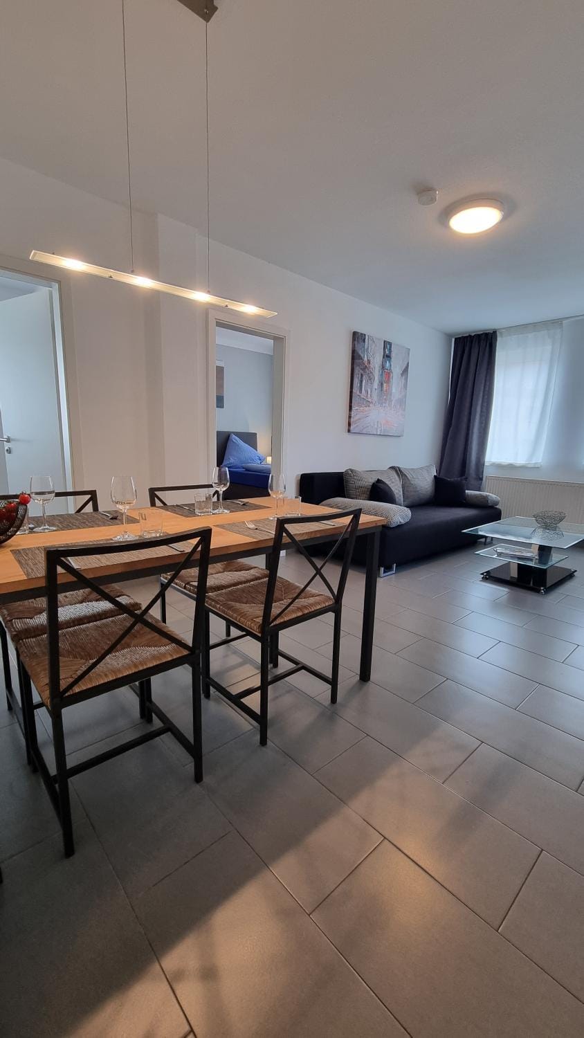 Living room, Seating area, Dining area