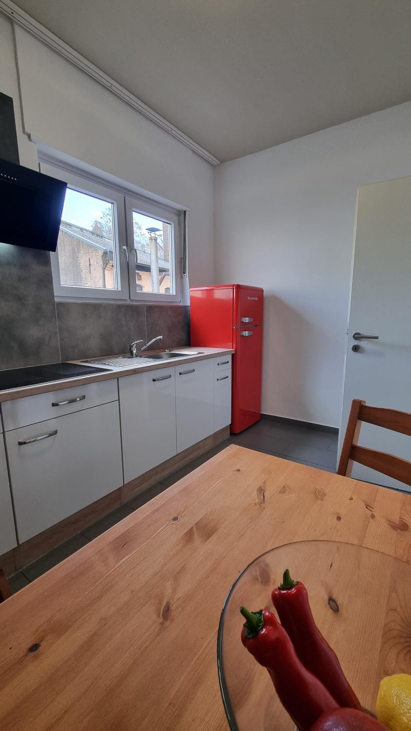 Kitchen or kitchenette, Dining area, oven, stove
