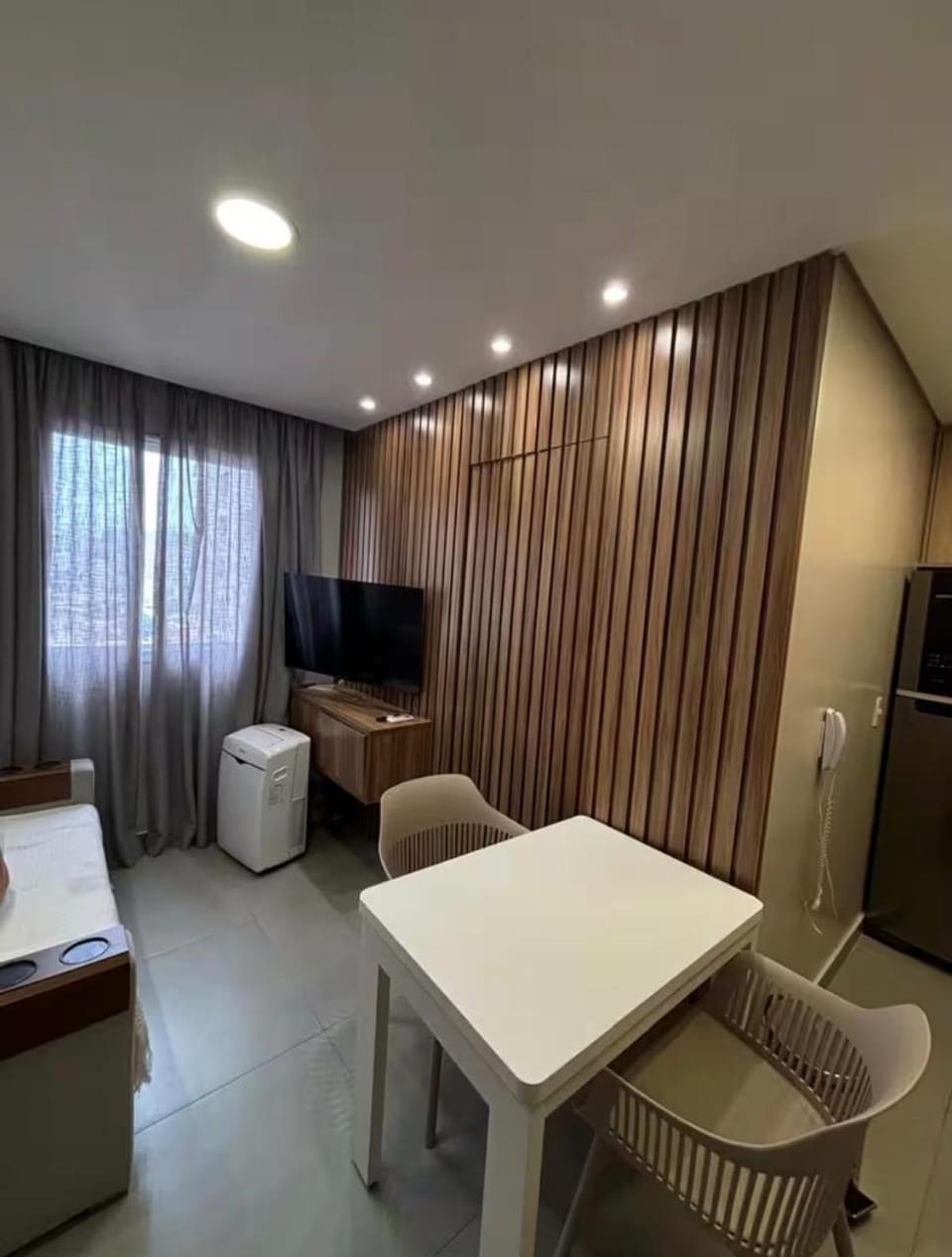 Living room, Seating area, Dining area, Evening entertainment