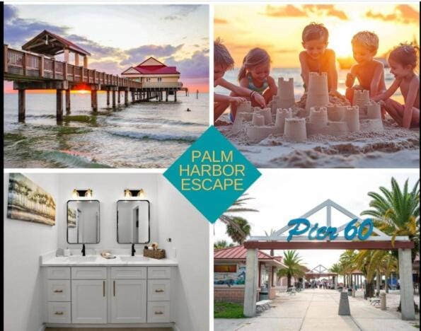 Palm Harbor Entire Duplex Sleeps 16 Near Beaches House in Palm Harbor