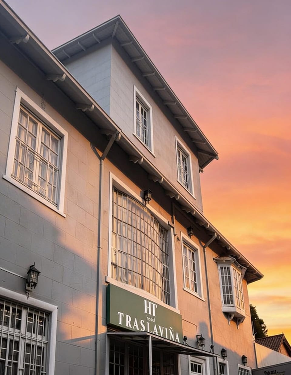 Property building, Sunset