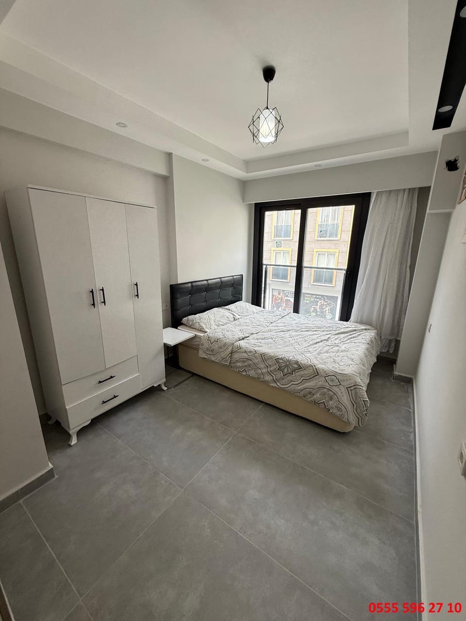 Bed, Photo of the whole room, Bedroom, wardrobe