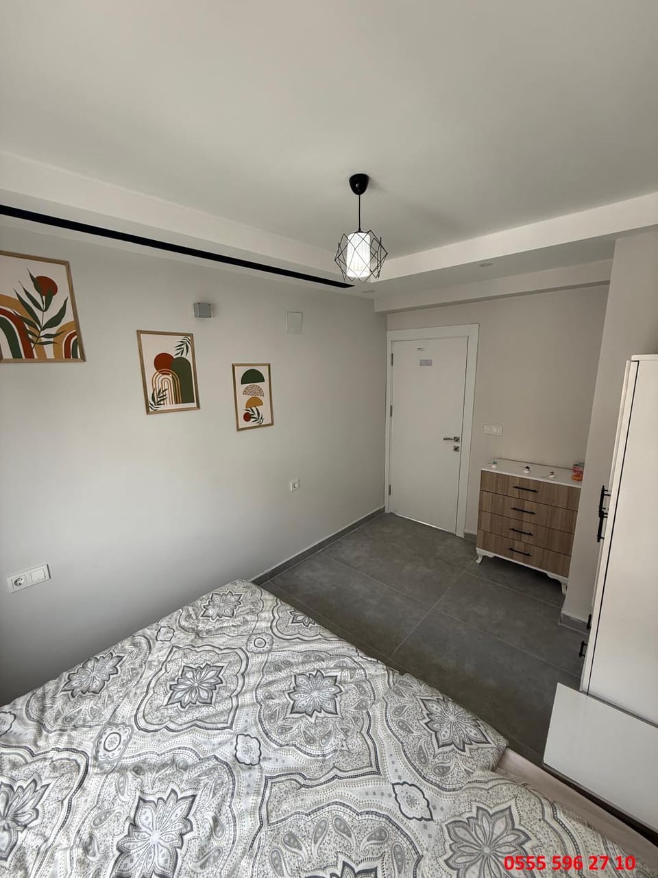 Bed, Photo of the whole room, Bedroom, wardrobe
