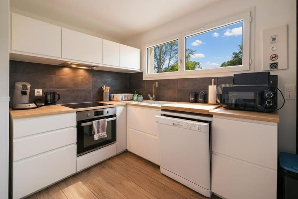 Kitchen or kitchenette, stove, stove