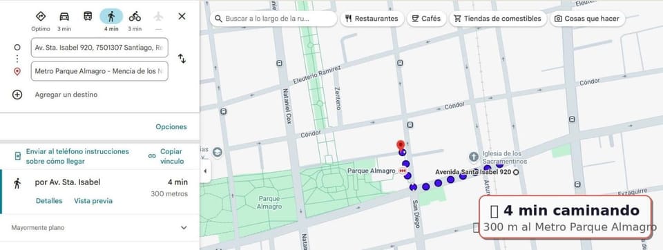 HOM I Wifi Metro Almagro Av Santa Isabel Laundry Apartment in Santiago