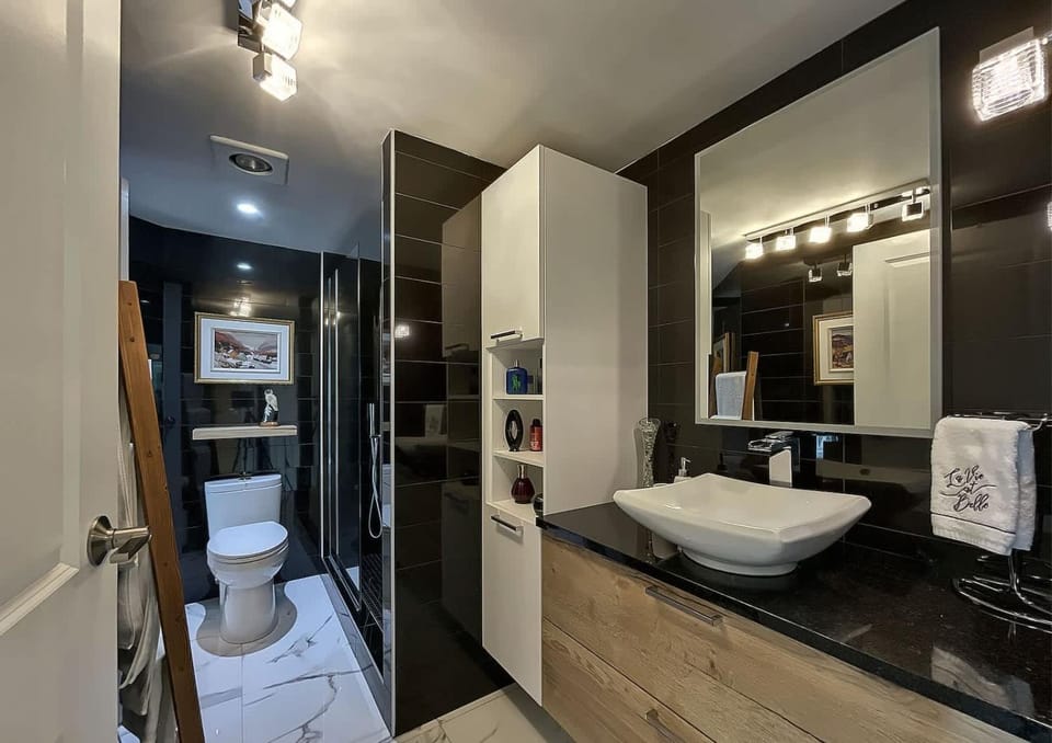 Condo meuble au Mont Sainte-Anne A 5 min des pistes 2 a 4 personnes Apartment in Beaupre