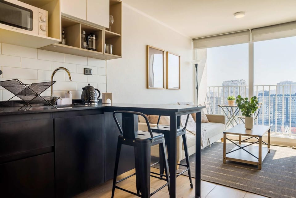 Modern Apartment in Nunoa Terrace and Pool Apartment in Santiago