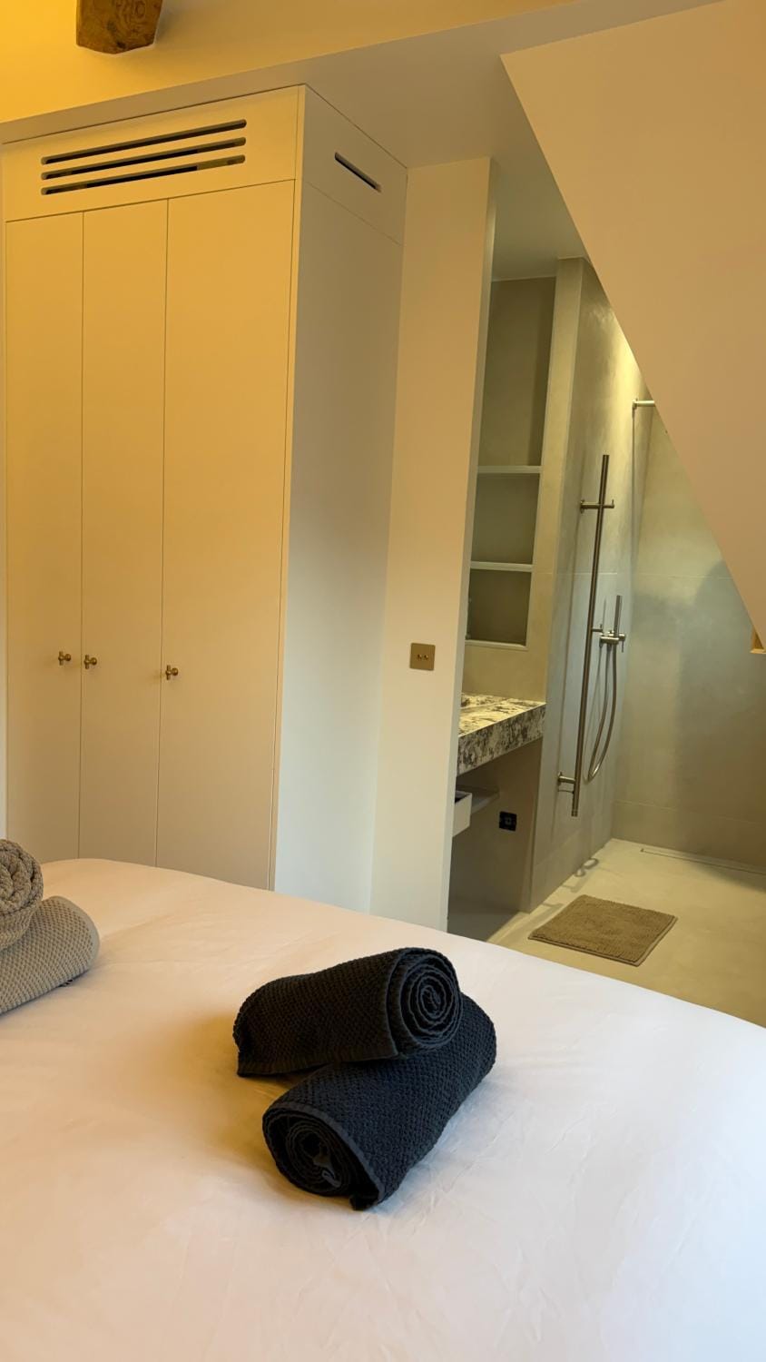 Bathroom, Bedroom, Open Air Bath, Open Air Bath, wardrobe, air conditioner, air conditioner