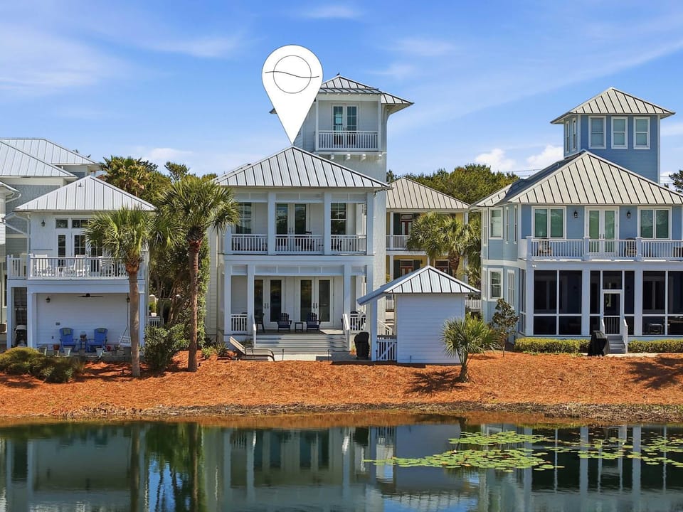 NEW Family Luxury Sea Peace 4 Bikes Lakefront House in Carillon Beach