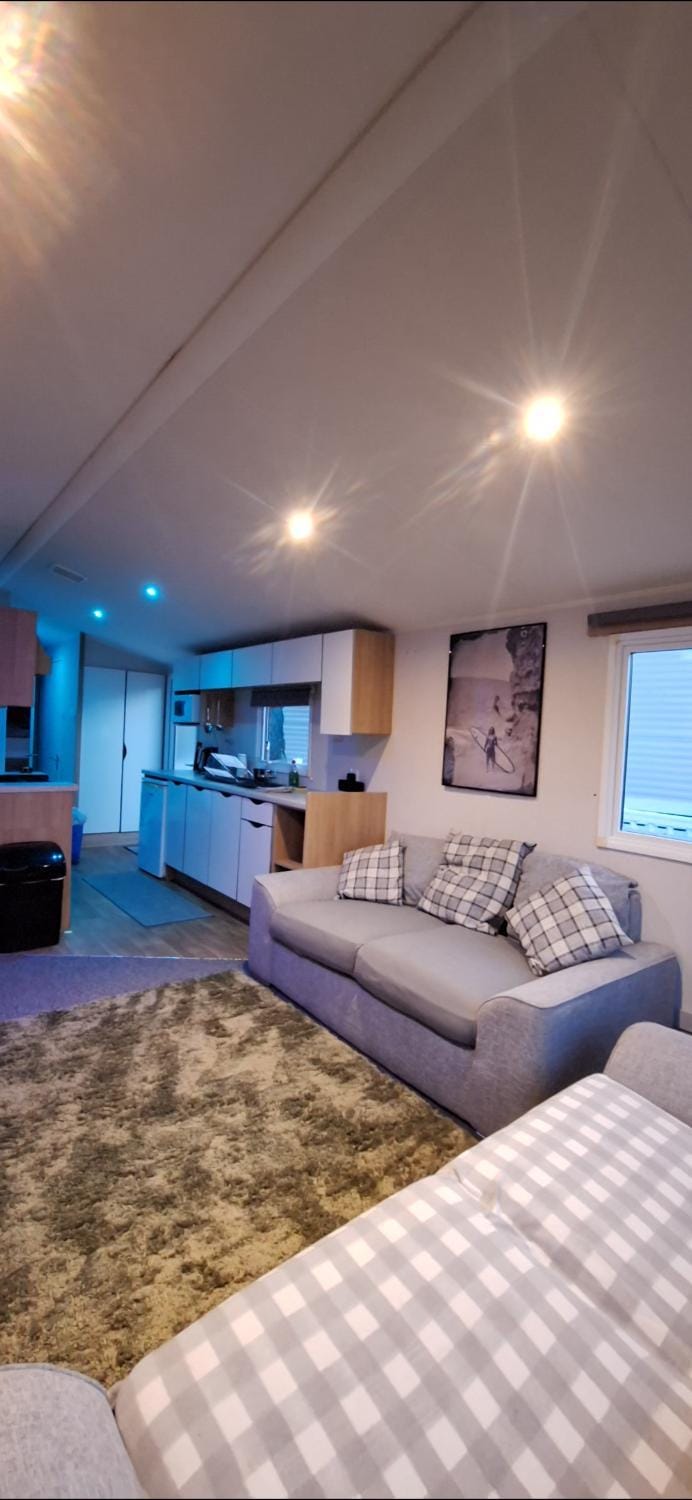 Living room, kitchen
